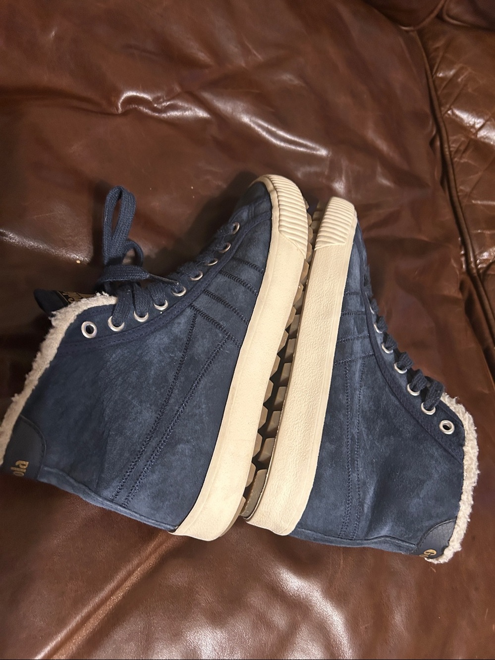 EUC Gola Nordic Suede High Top Sneaker Boot size 8 - Picture 6 of 8
